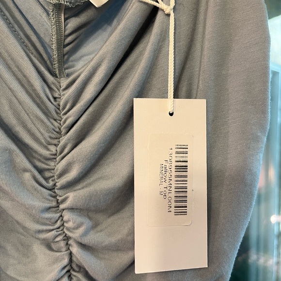 *NWT* Reformation Fallow Tencel® Lyocell Ruched Top - Picture 5 of 6